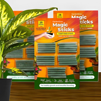 Plant Food Magic Sticks - Organic Indoor Plant Nutrition