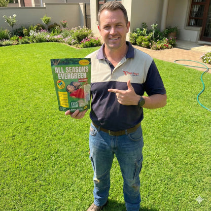 All Seasons Evergreen Grass Seeds | Fast Germination | Year-Round Beatiful Green Lawn