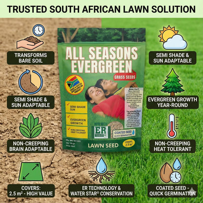 All Seasons Evergreen Grass Seeds | Fast Germination | Year-Round Beatiful Green Lawn