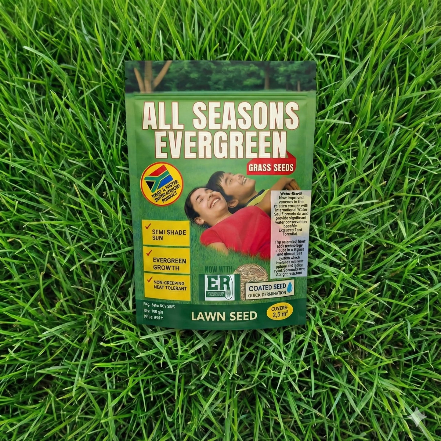 All Seasons Evergreen Grass Seeds | Fast Germination | Year-Round Beatiful Green Lawn
